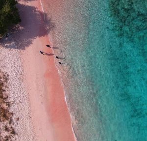 Pink Beach, sumber ig islandtripindonesia